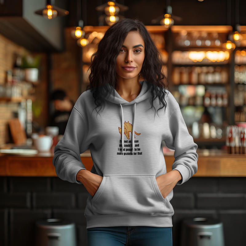 Sassy Cat Hoodie — "I’m not as mean as I could be..." Hooded Sweatshirt