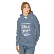 Transfer Menstrual Cramps - Unisex Lightweight Hooded Sweatshirt