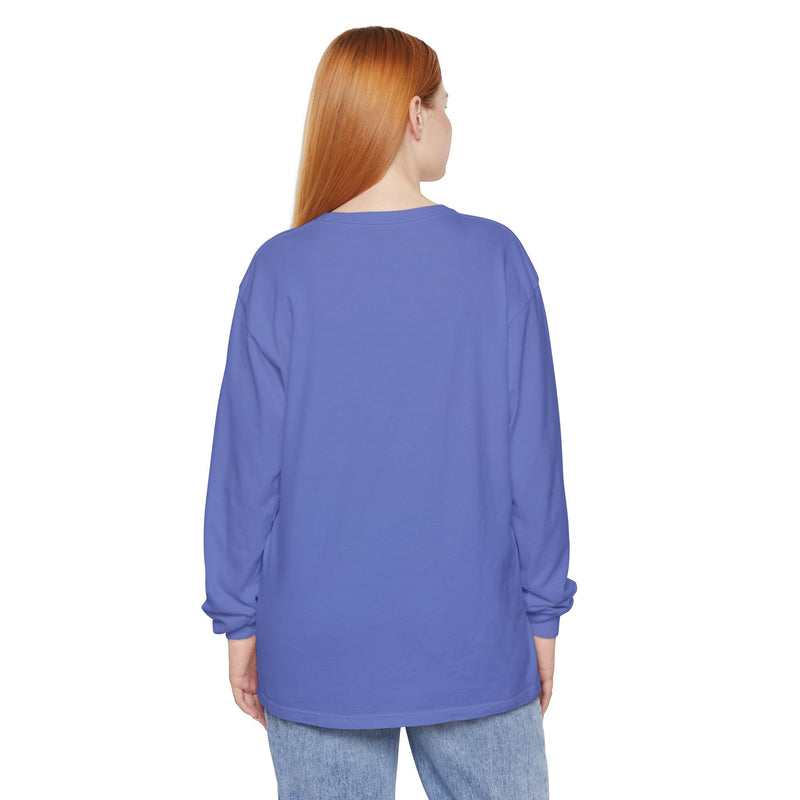 Pop Art Phone Call Long Sleeve T-Shirt — "What's the return policy on a man?" Oversized Tee