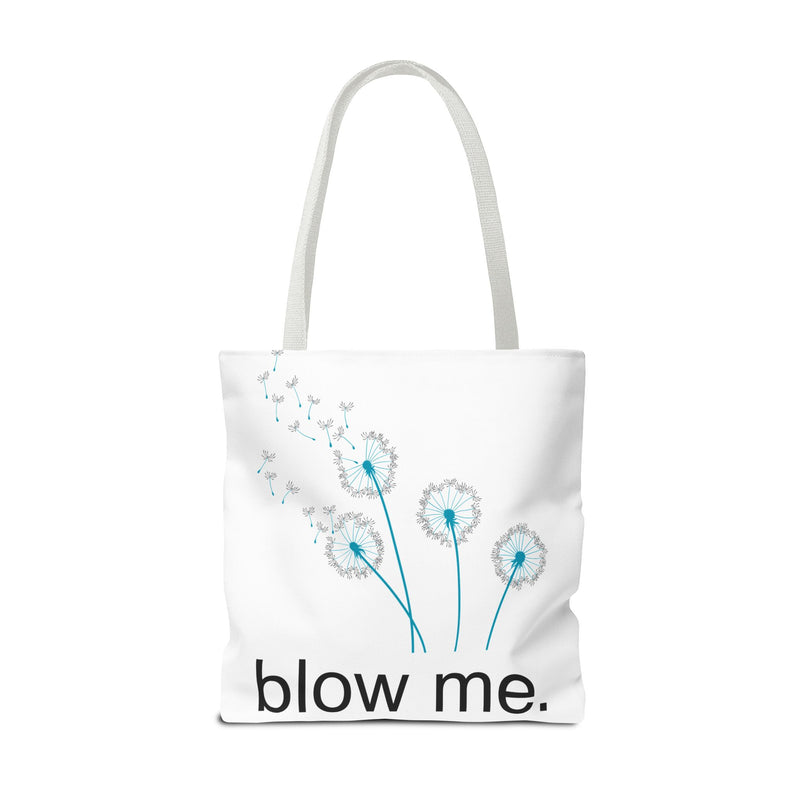 Large 18" x 18" Tote Bag — Dandelion "Blow Me" Tote