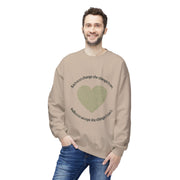 420 Serenity Prayer - Unisex Midweight Softstyle Fleece Crewneck Sweatshirt