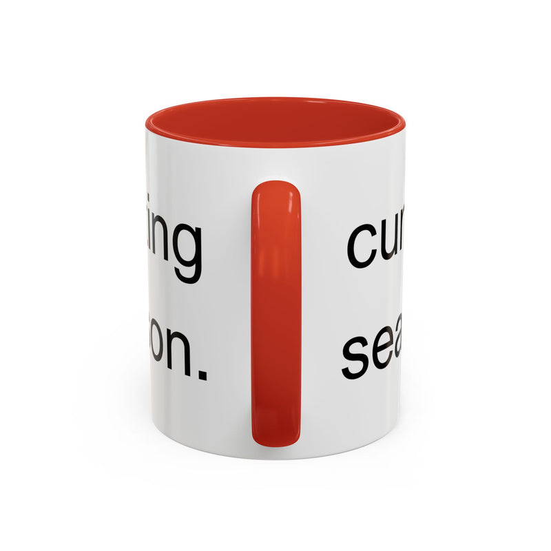 Coffee or Tea Mug — "Cunting Season." Bold Statement Minimalist Accent Mug