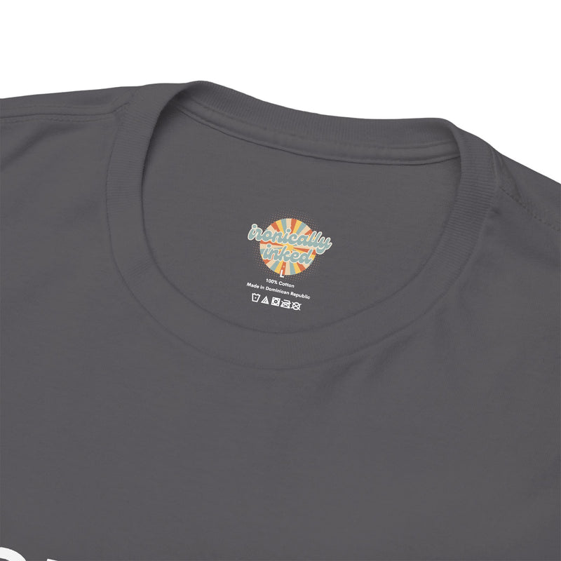 Provocative Graphic Tee — "cunting season." Minimalist Text Statement T-Shirt