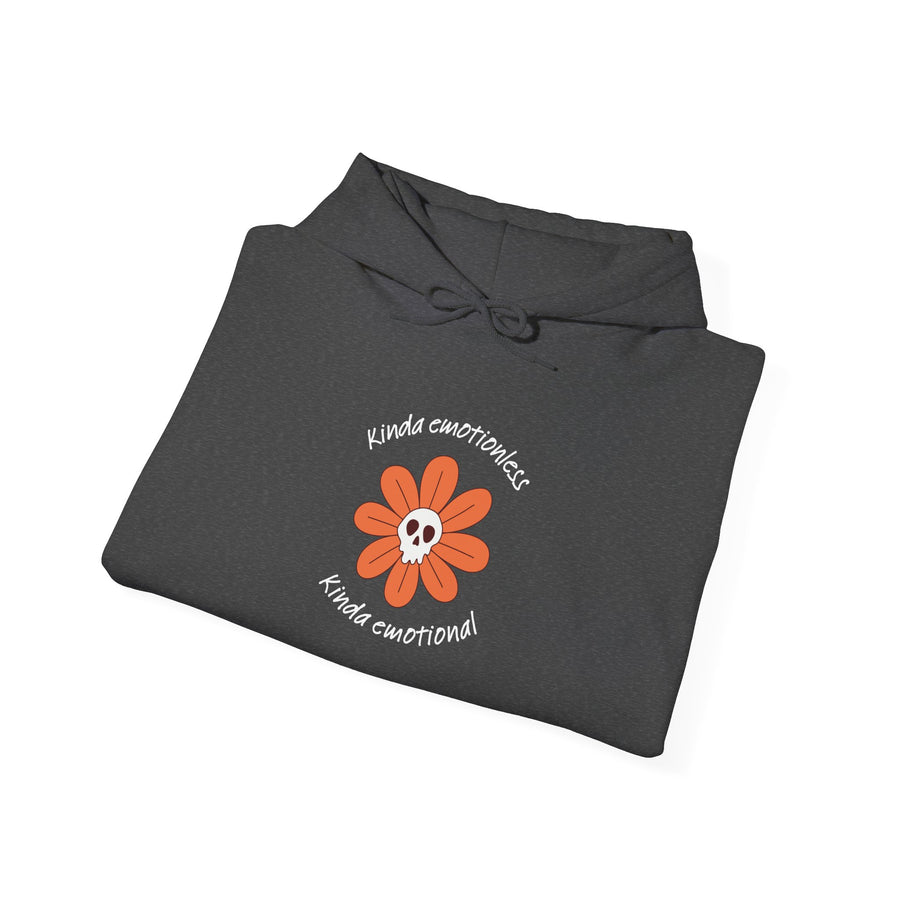 Graphic Hoodie — Kinda Emotionless, Kinda Emotional Hooded Sweatshirt