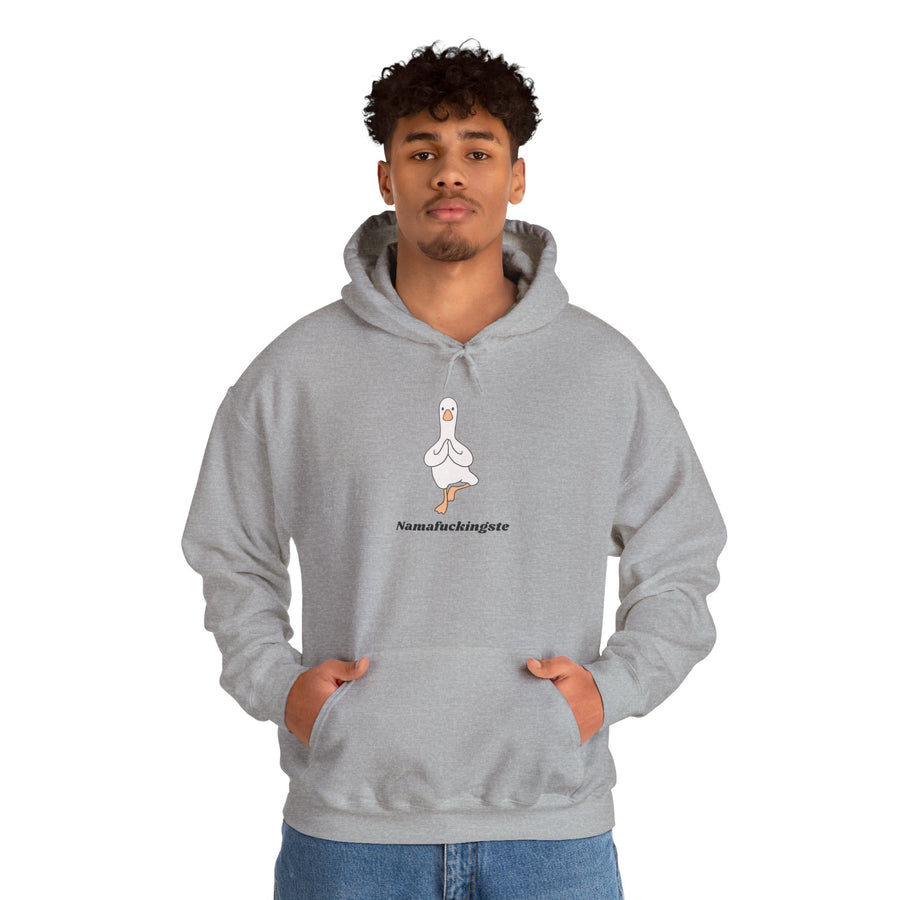 Yoga Goose Hoodie — Namafuckingste Graphic Hooded Sweatshirt