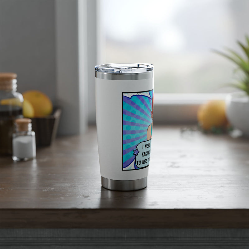 Retro Pop Art 'Facial Expressions' Vagabond 20oz Tumbler