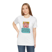 Pop Art Graphic Tee — “Why Does Drunk Me Always Have More Money Than Sober Me?” T-Shirt