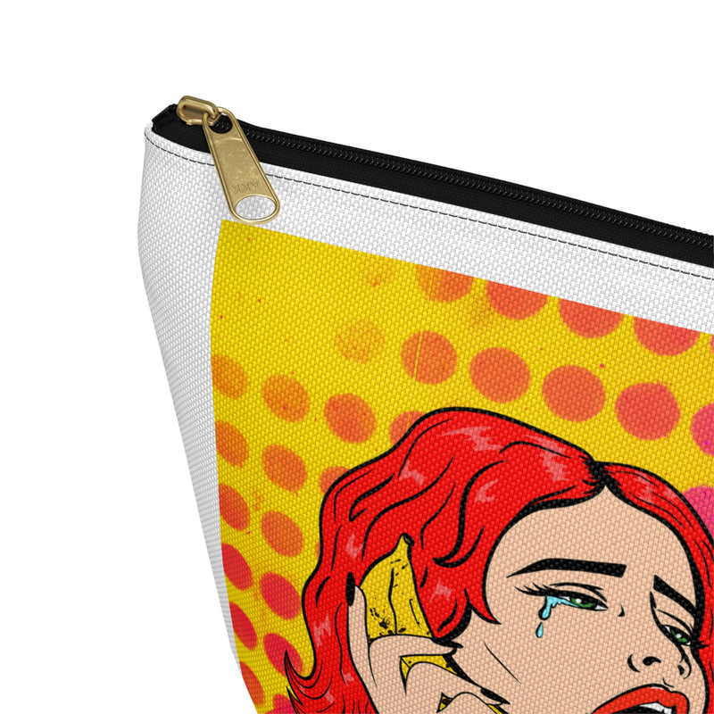 Pop Art Large Travel Bag — "What's the return policy on a man?"