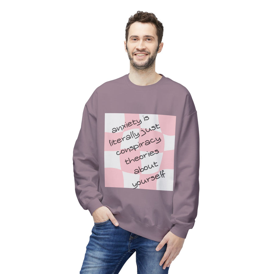 Anxiety Is - Unisex Midweight Softstyle Fleece Crewneck Sweatshirt