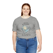 Graphic T‑Shirt — 'I Knew Who I Was This Morning'  Wonderland Quote Tee