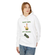 Drop Dabs Not Bombs - Unisex Lightweight Hooded Sweatshirt