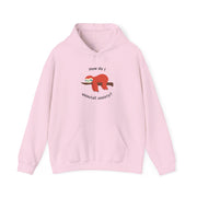 Graphic Sloth Hoodie — “How Do I Uninstall Anxiety?” Mental Health Hooded Sweatshirt