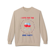 Wine Party - Unisex Midweight Softstyle Fleece Crewneck Sweatshirt