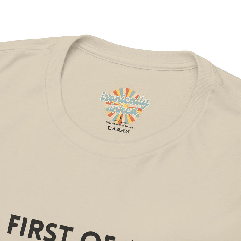 Sassy Cat Graphic Tee — "First of All I Am a Fucking Delight" Black Cat Humor T-Shirt