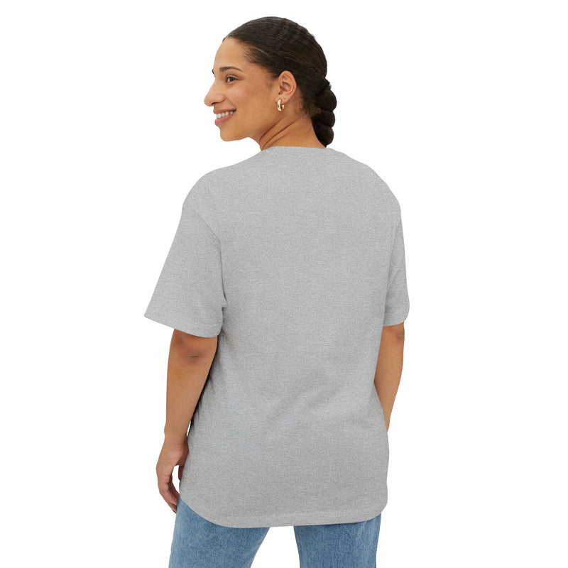 Graphic Boxy Tee — "serve cunt. don't be one." Minimalist Text Statement Shirt