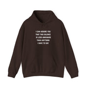 'Awkward Silence' Hoodie - Unisex Heavy Blend™ Hooded Sweatshirt
