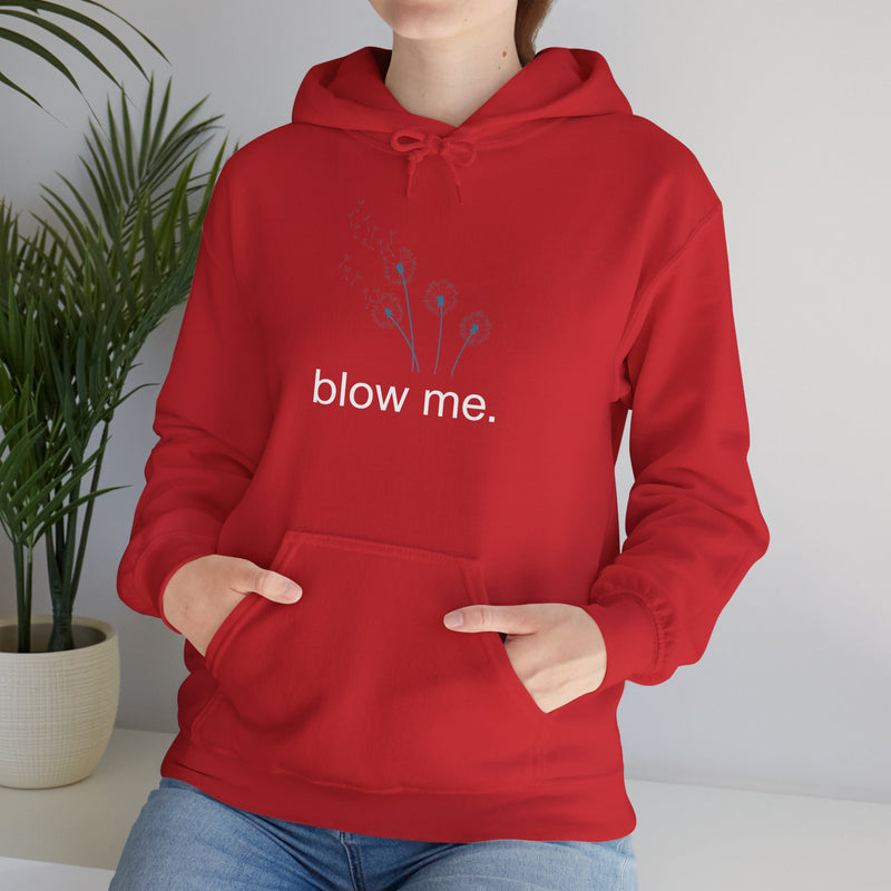 Hoodie — 'blow me' Dandelion Graphic Hooded Sweatshirt