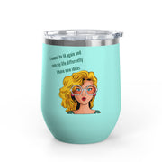 Pop Art Wine Tumbler - 14 Again Stainless Steel 12oz