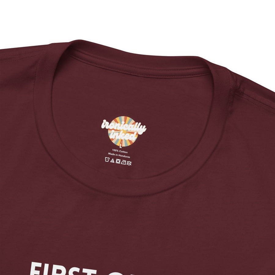 Graphic Tee — "First of All I Am a Fucking Delight" Angry Cat T-Shirt