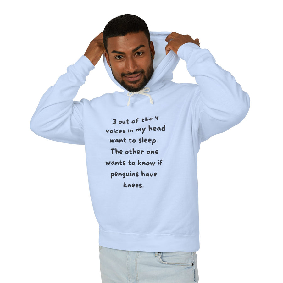 Voices - Unisex Lightweight Hooded Sweatshirt