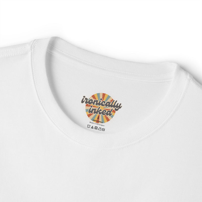 Graphic Boxy Tee — "serve cunt. don't be one." Minimalist Text Statement Shirt