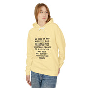 Transfer Menstrual Cramps - Unisex Lightweight Hooded Sweatshirt