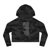 Adulthood - Women’s Cropped Hooded Sweatshirt