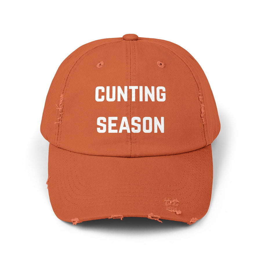 "Cunting Season" Distressed Cap