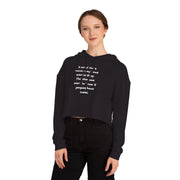 Voices - Cropped Hoodie