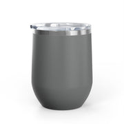 "Tell Me to Smile One More Time" Sassy Cat Wine Tumbler - Stainless Steel 12oz