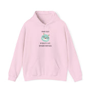 Graphic Hoodie — "I’m Not Crazy, My Reality Is Just Different From Yours" Wonderland Hooded Sweatshirt