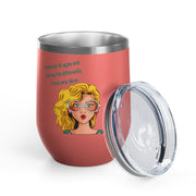 Pop Art Wine Tumbler - 14 Again Stainless Steel 12oz