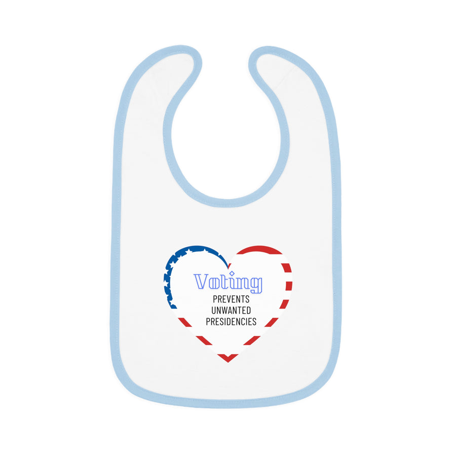 Unwanted Presidencies - Baby Contrast Trim Jersey Bib