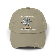 Distressed Cap — "So Much Panic... Not Enough Disco" Retro Disco Baseball Hat