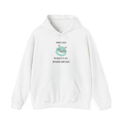 Graphic Hoodie — "I’m Not Crazy, My Reality Is Just Different From Yours" Wonderland Hooded Sweatshirt