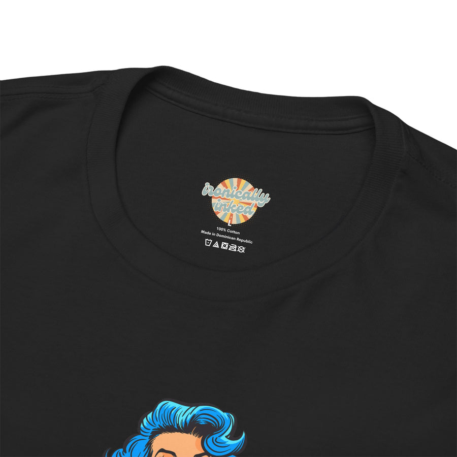 Pop Art Tee - "Grippy Socks Vacation" Mental Health Awareness Graphic T-Shirt