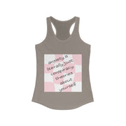 Anxiety is... - Women's Ideal Racerback Tank