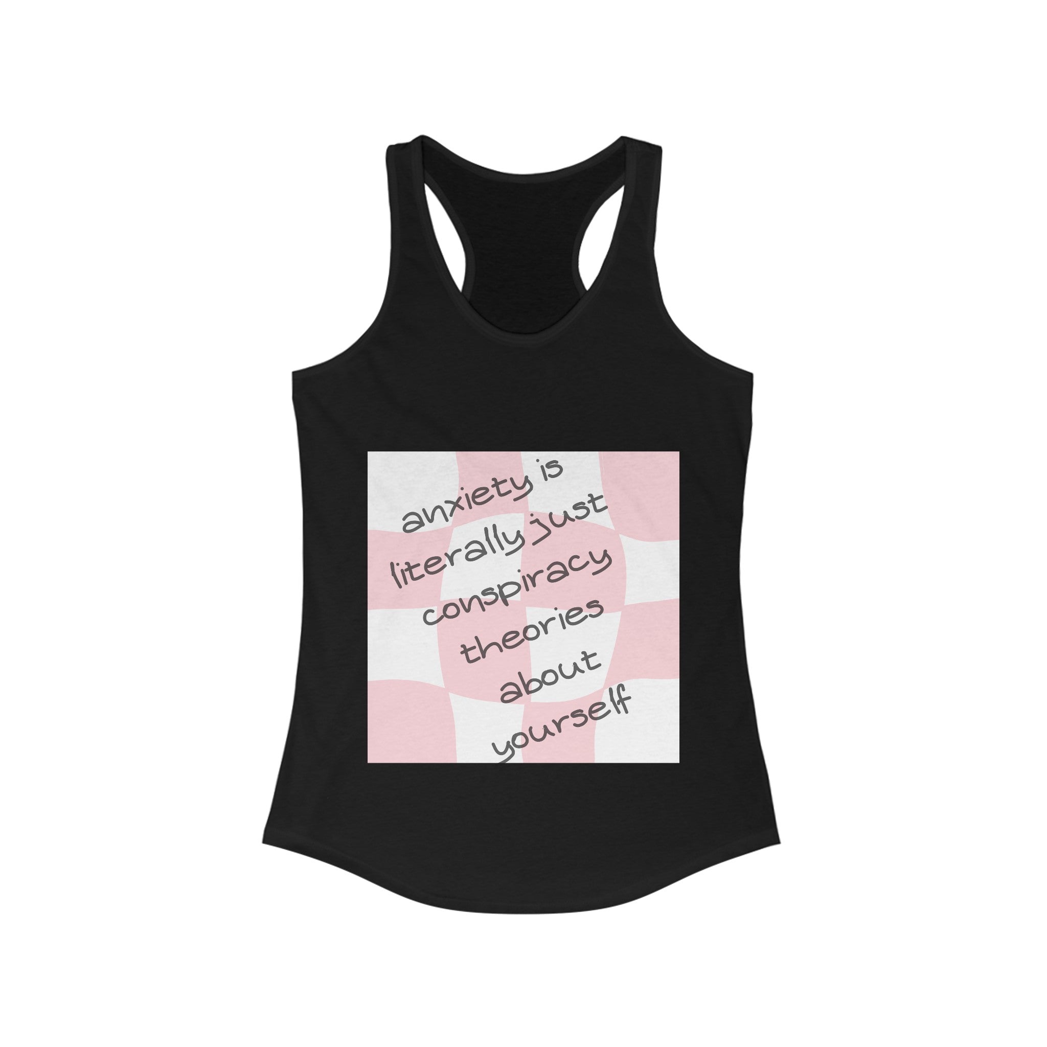 Anxiety is... - Women's Ideal Racerback Tank