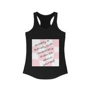 Anxiety is... - Women's Ideal Racerback Tank