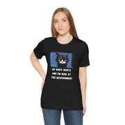 Sassy Cat Tee – “My Body Hurts and I’m Mad at the Government” Graphic T-Shirt