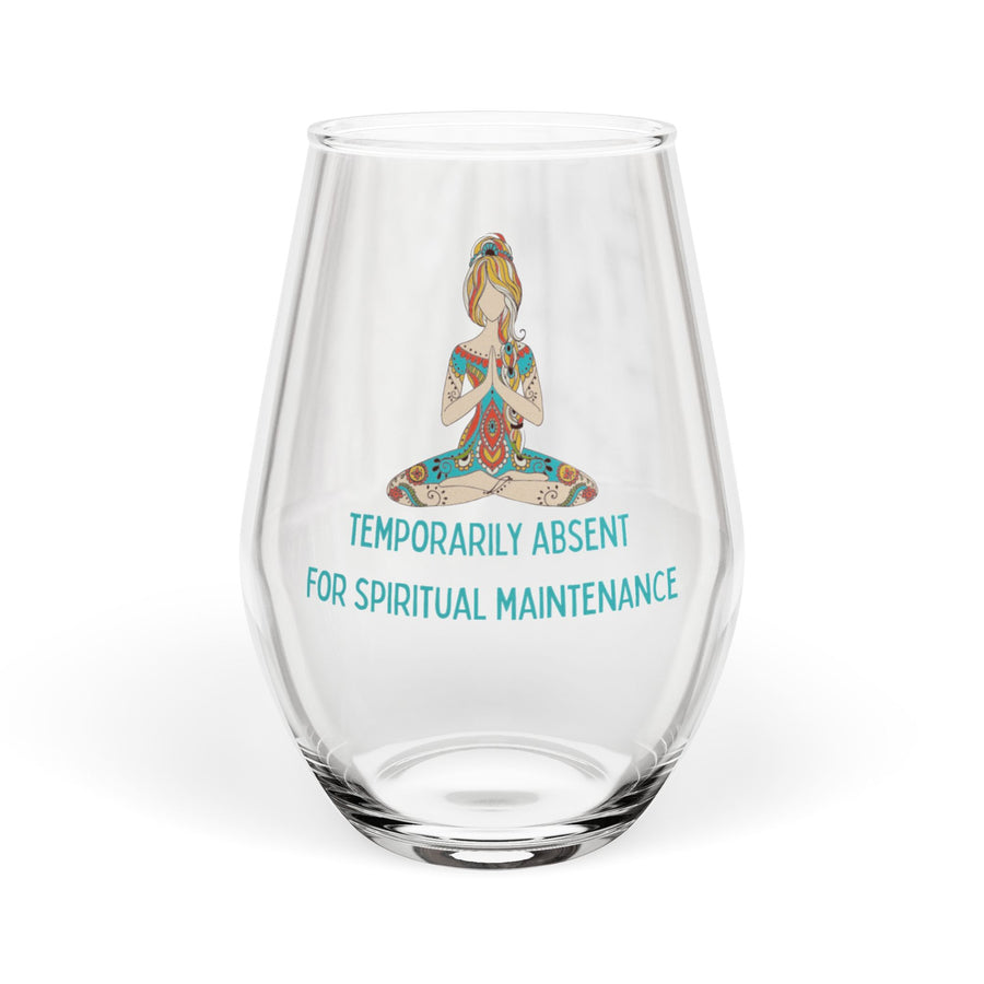 Stemless Wine Glass – Temporarily Absent for Spiritual Maintenance