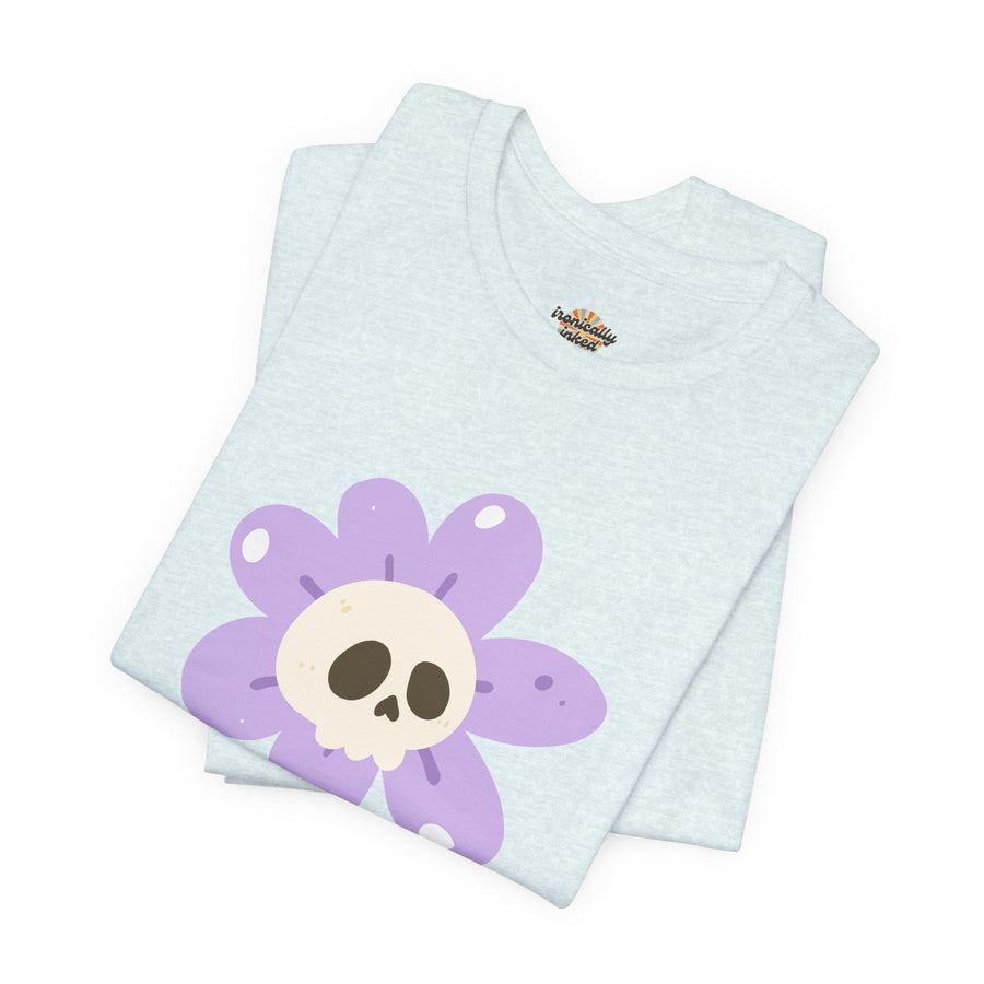 "Dead Inside" Skull Flower Tee — Mental Health Awareness T‑Shirt