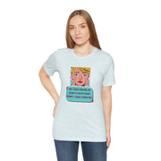 Pop Art Graphic Tee — “Why Does Drunk Me Always Have More Money Than Sober Me?” T-Shirt