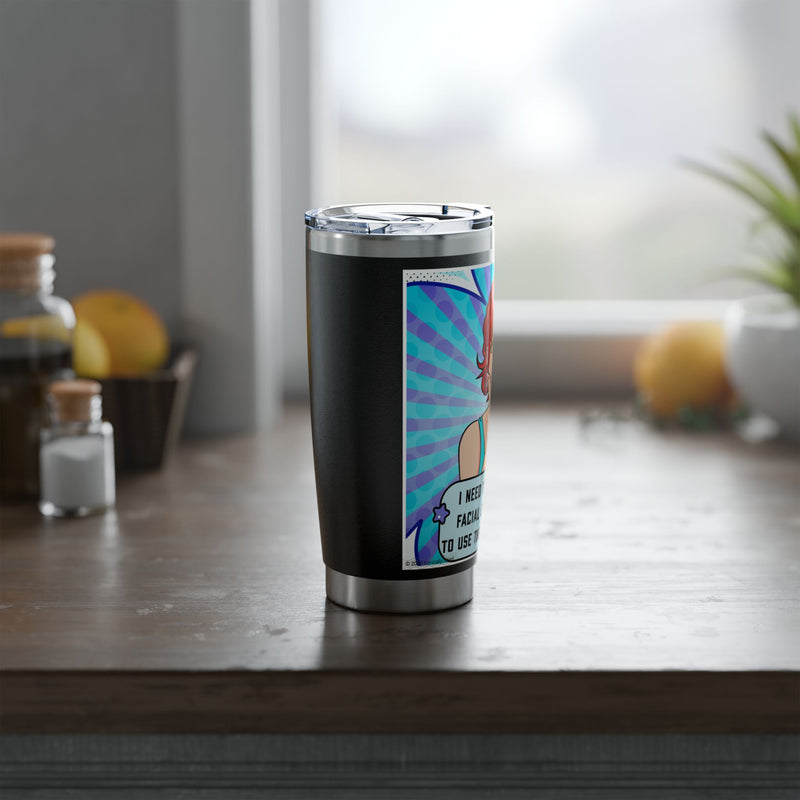 Retro Pop Art 'Facial Expressions' Vagabond 20oz Tumbler