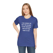 Graphic Tee — "This Silence Is Less Awkward Than Anything I Have to Say" T-Shirt