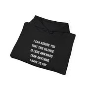 'Awkward Silence' Hoodie - Unisex Heavy Blend™ Hooded Sweatshirt