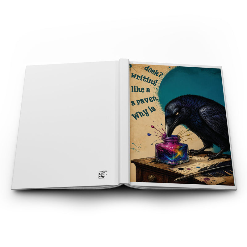 Wonderland "Why is a Raven Like a Writing Desk?" Hardcover Journal