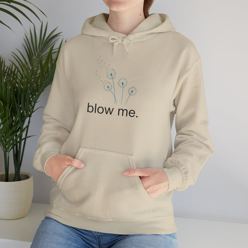 Hoodie — 'blow me' Dandelion Graphic Hooded Sweatshirt