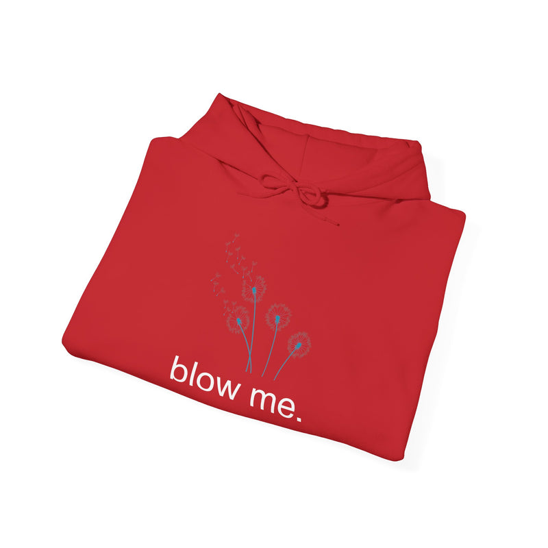 Hoodie — 'blow me' Dandelion Graphic Hooded Sweatshirt