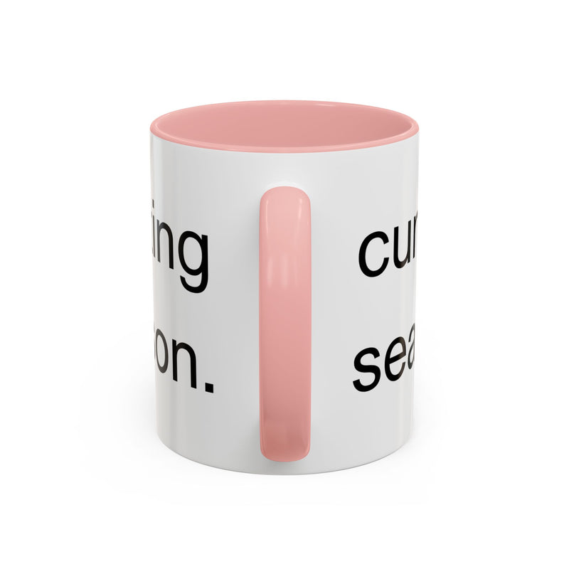 Coffee or Tea Mug — "Cunting Season." Bold Statement Minimalist Accent Mug